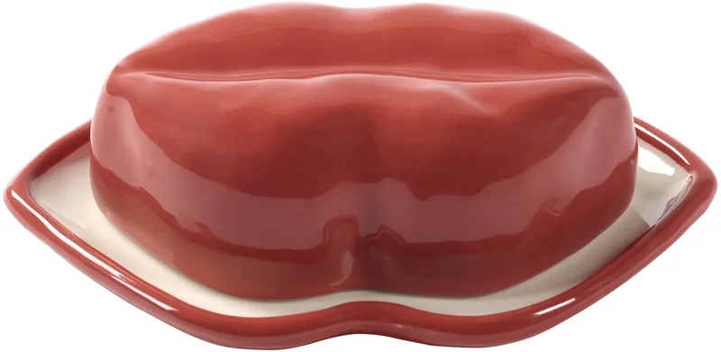 Les Objets Mouleversants By Wouters & Hendrix Lips Serveerschaal by Serax in Rood – product photo
