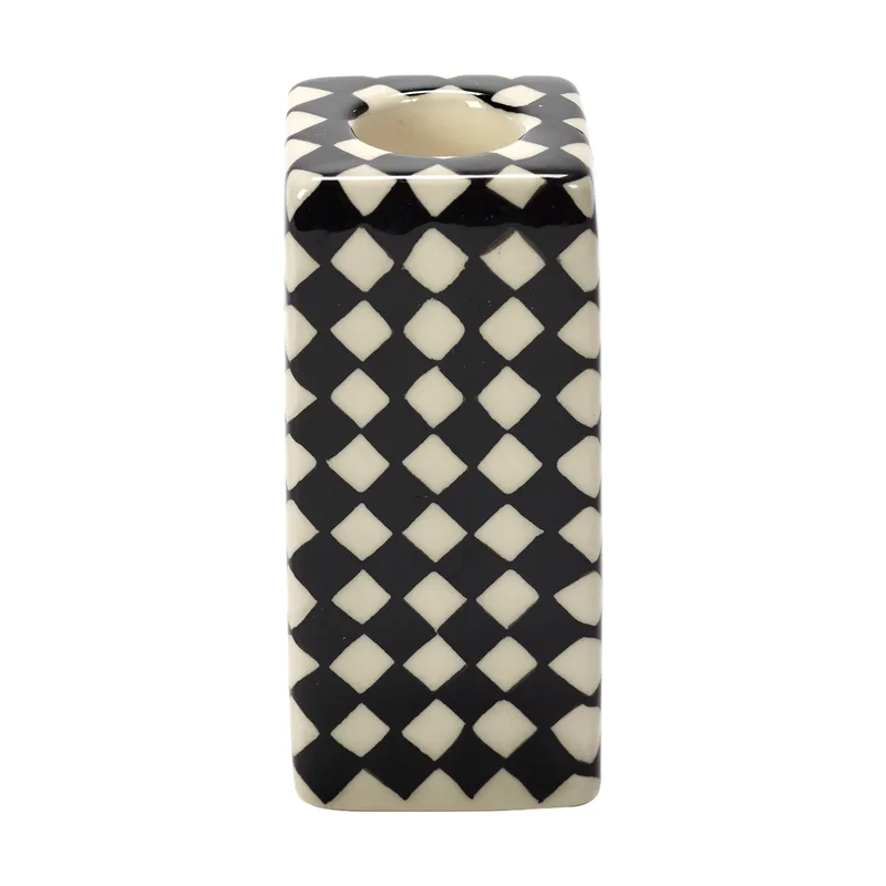 Les Objets Mouleversants N°1 Kerzenständer Black-white von Serax – Produktfoto