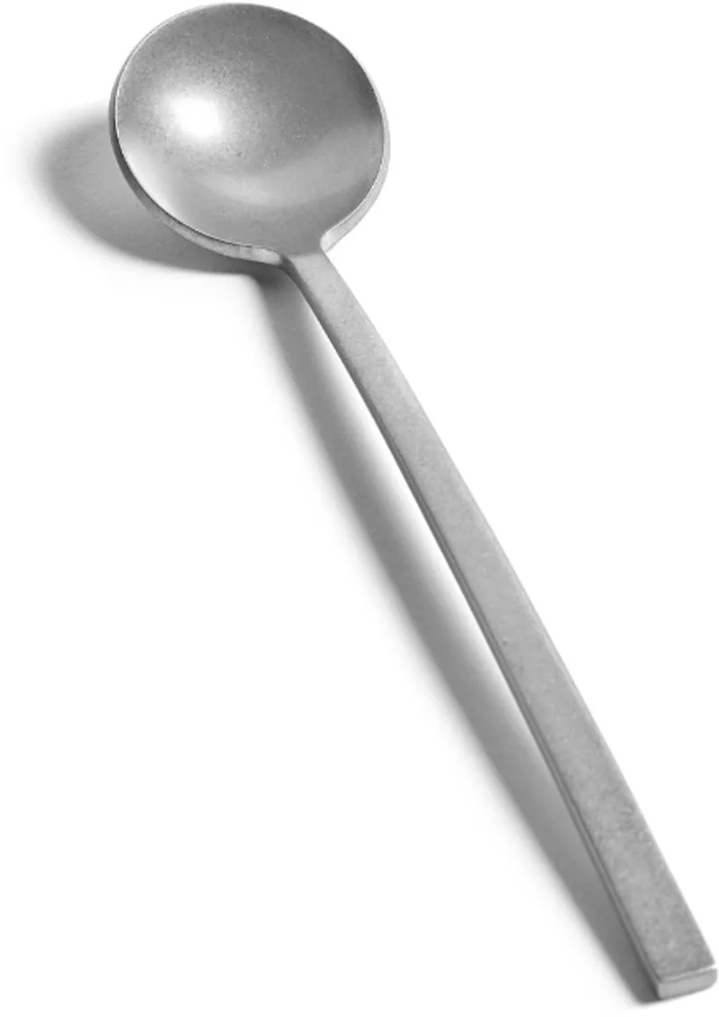 Marie Machielssen La Mère dessertlepel (set van 6 stuks) by Serax in Steel Grey – product photo