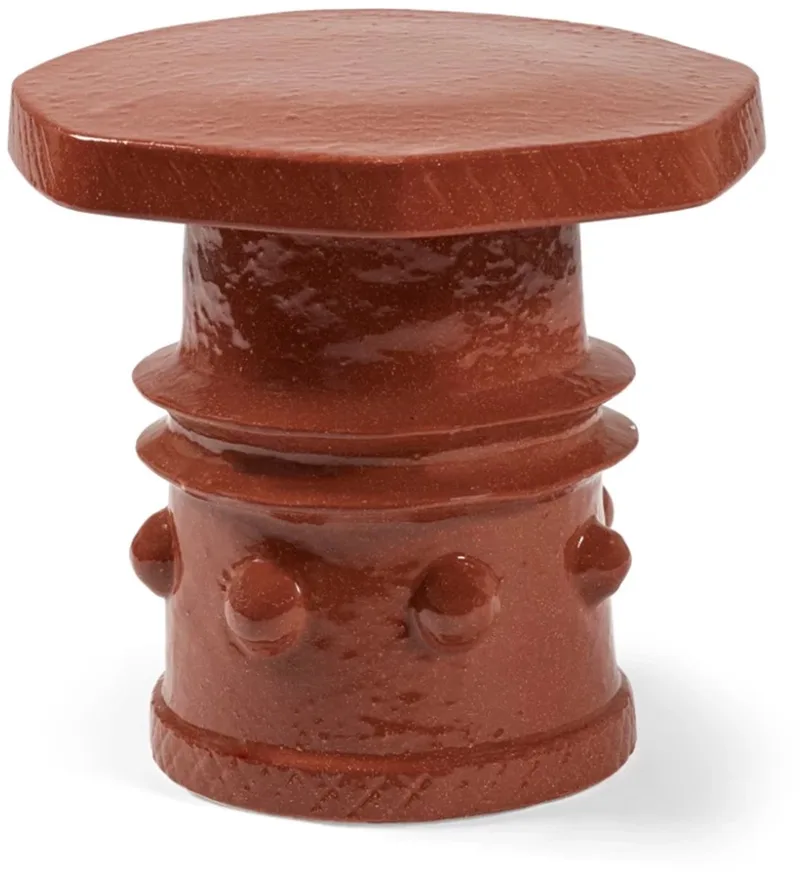 Marie Michielssen Clara bijzettafel D40cm H37cm rust van Serax in Rood – productfoto