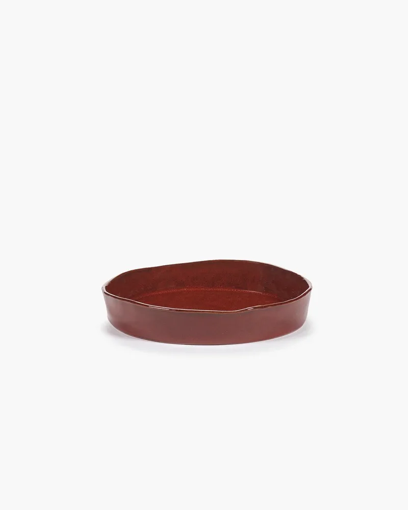 Marie Michielssen Diep Bord M Venetian Red La Mère 23cm (set van 2 stuks) by Serax in Rood – product photo