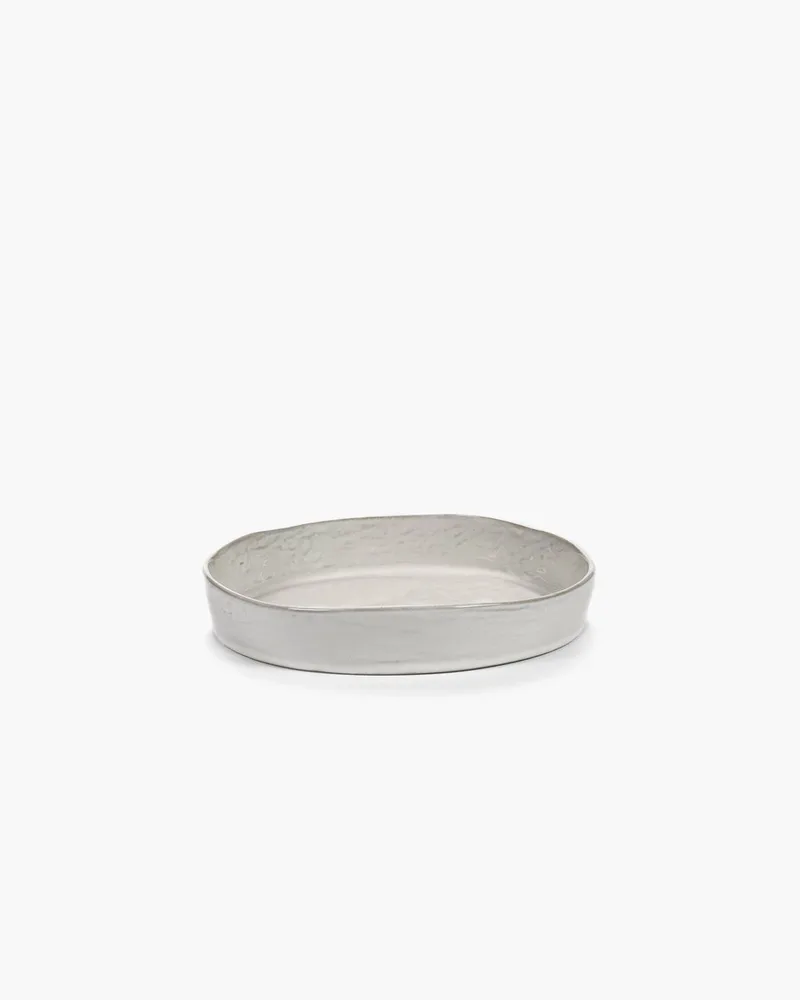 Marie Michielssen - DIEP BORD S Diamter 20cm H00gte 3.5cm OFF WHITE LA MÈRE (set van 2) by Serax in Wit – product photo