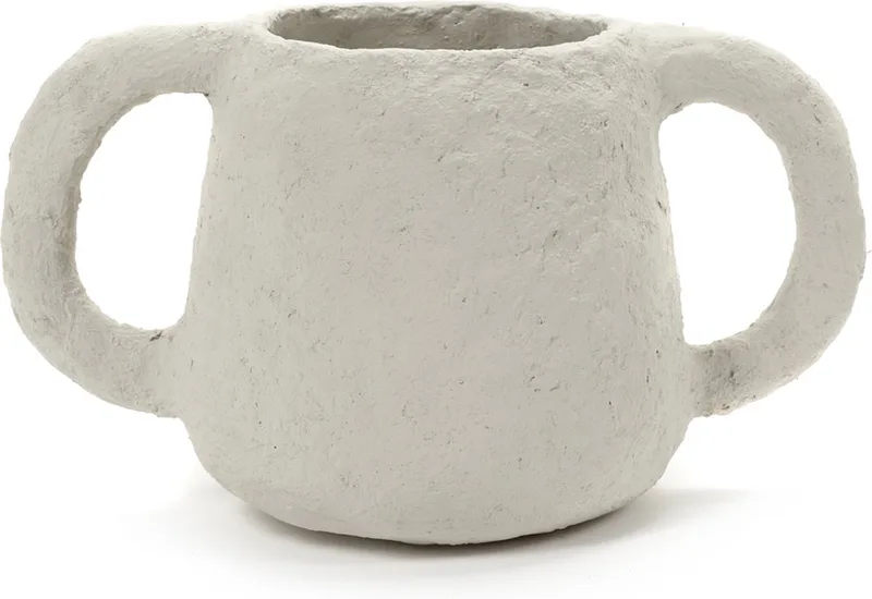 Marie Michielssen Earth Pot small 17x30cm H18cm Beige by Serax in Wit – product photo