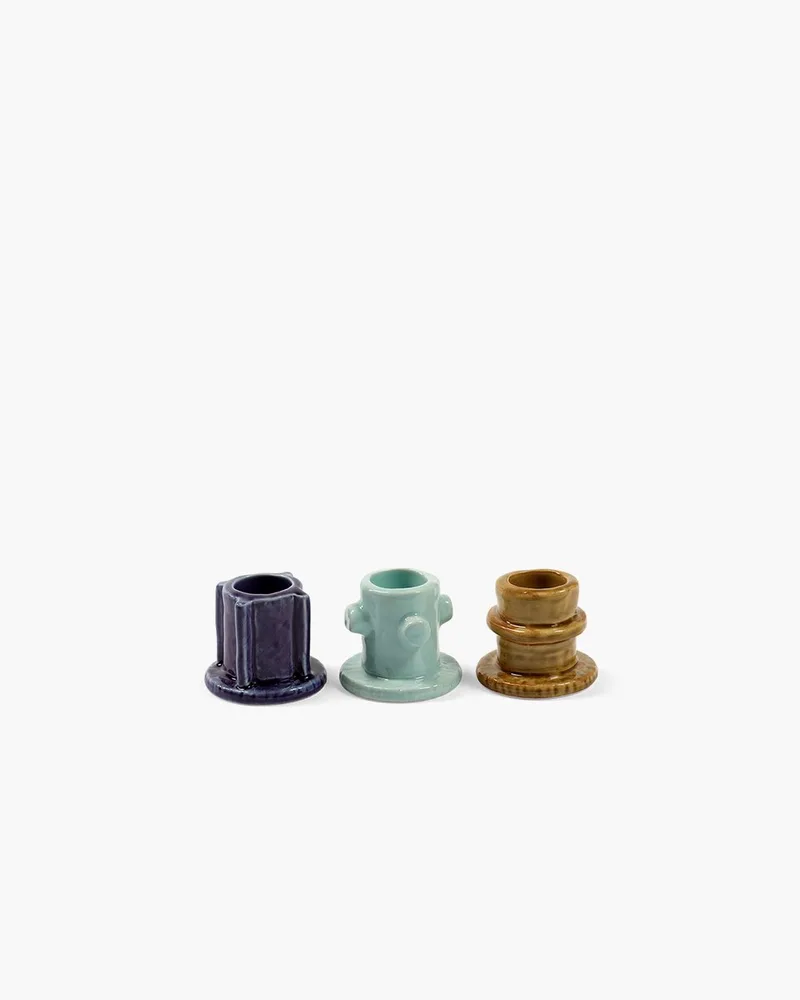 Marie Michielssen - Kandelaar assortiment - kleuren - 5 Ø - 3 stuks by Serax in Mix – product photo