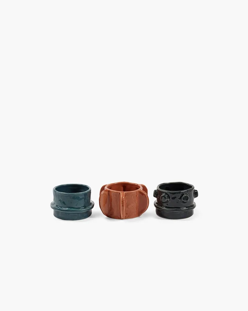 Marie Michielssen - Kandelaar assortiment - kleuren - 8 Ø - 3 stuks by Serax in Mix – product photo