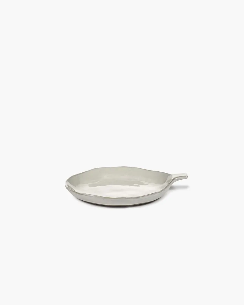 Marie Michielssen - La Mère - Bord met handvat - 20 Ø - 2 stuks by Serax in Wit – product photo