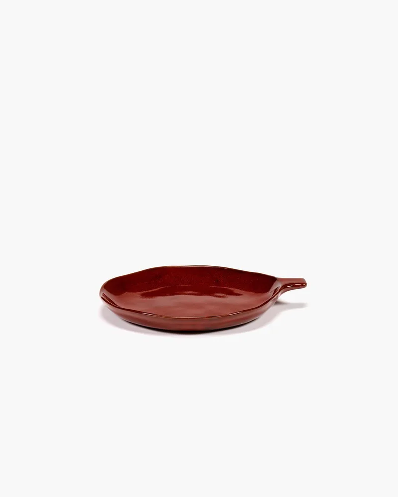 Marie Michielssen La Mère - Bord Met Oor - Venetiaans - 20 Ø - 2 stuks by Serax in Rood – product photo