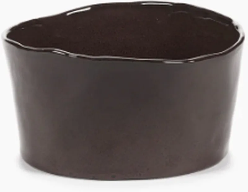 Marie Michielssen La Mère bowl recht H9.5cm D18cm by Serax in Ebony – product photo