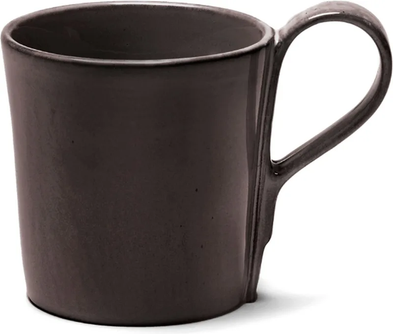Marie Michielssen - LA MÈRE Coffee cup, Ebony- 130ml (set van 2) van Serax in Donker Bruin – productfoto