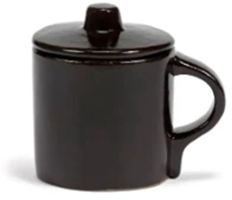 Marie Michielssen La Mère espresso kop met deksel ebony by Serax in Bruin – product photo