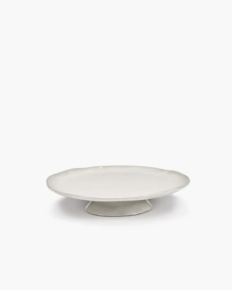 Marie Michielssen La Mère - Groot Bord Op Voet - 30 Ø by Serax in Wit – product photo