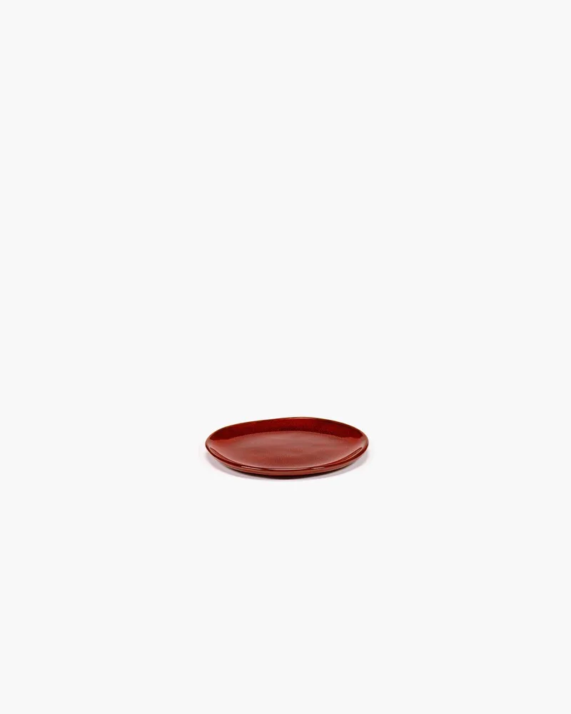 Marie Michielssen La Mère plat bord D11.5cm venetian red (set van 2) by Serax in Rood – product photo