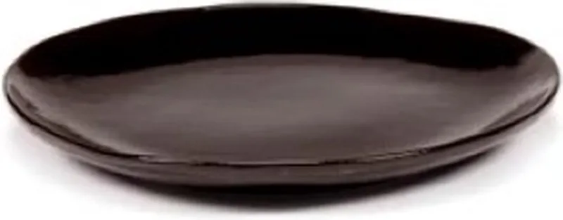 Marie Michielssen La Mère plat bord D25cm ebony by Serax in Bruin – product photo