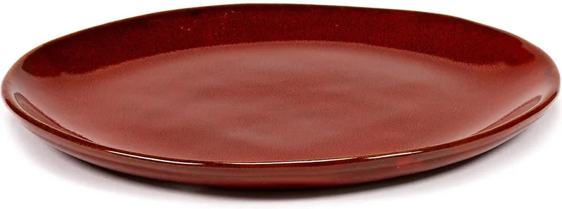 Marie Michielssen La Mère plat bord gebaksbordje D14.5cm venetian red (set van 2 stuks) van Serax in Donkerrood – productfoto
