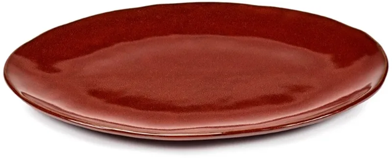 Marie Michielssen La Mère schaal 37.5x27.5cm venetian red van Serax in Rood – productfoto