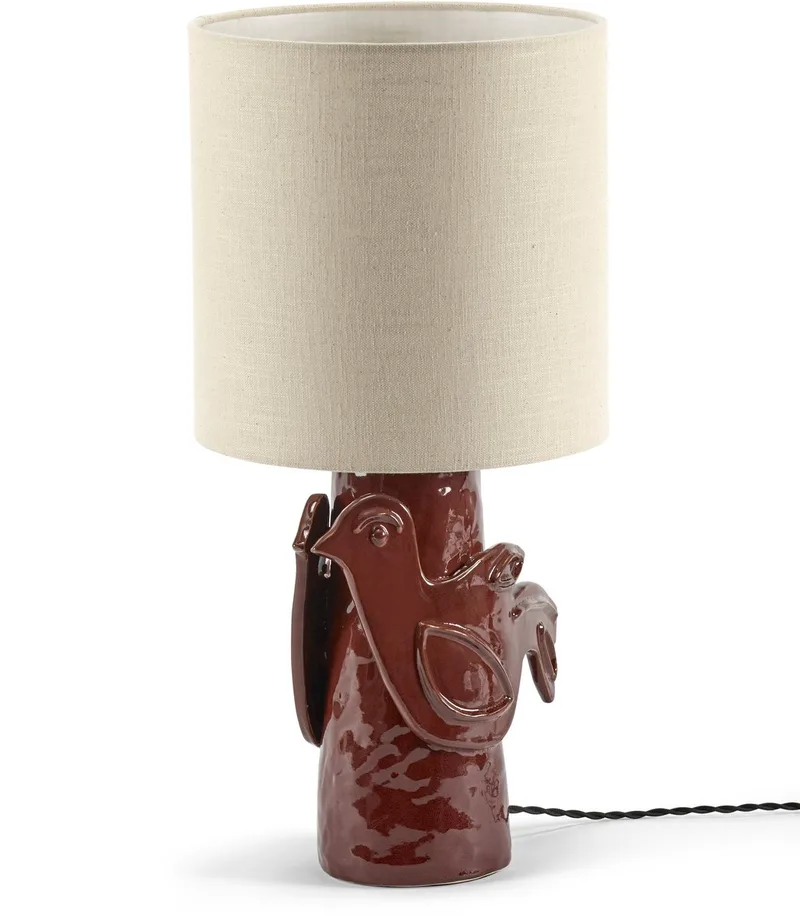 Marie Michielssen Lighting - Tafellamp - Beige - 25 Ø - H 52,00cm by Serax in Rood – product photo