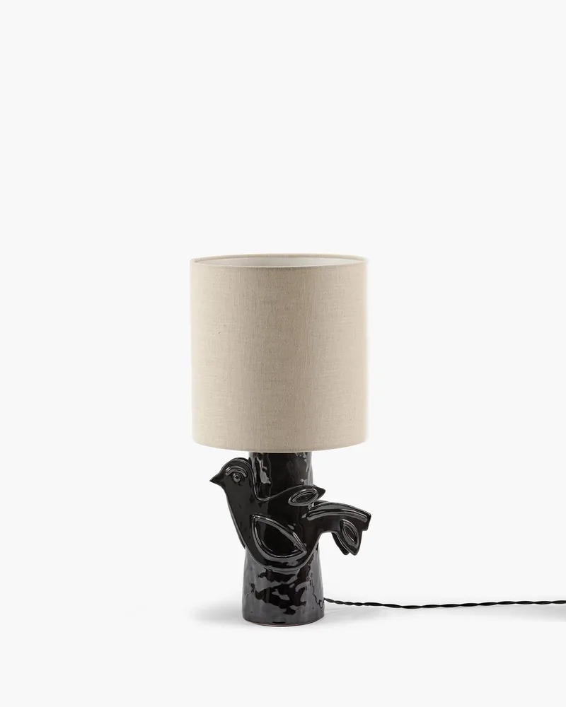 Marie Michielssen Lighting - Tafellamp - Beige - 25 Ø - H 52cm - 4,00kg by Serax in Zwart – product photo