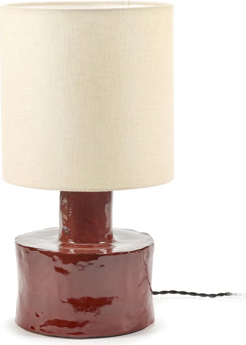 Marie Michielssen Lighting - Tafellamp - Rood/Beige - 25 Ø - H 47,00cm - 4,50kg by Serax in Rood – product photo