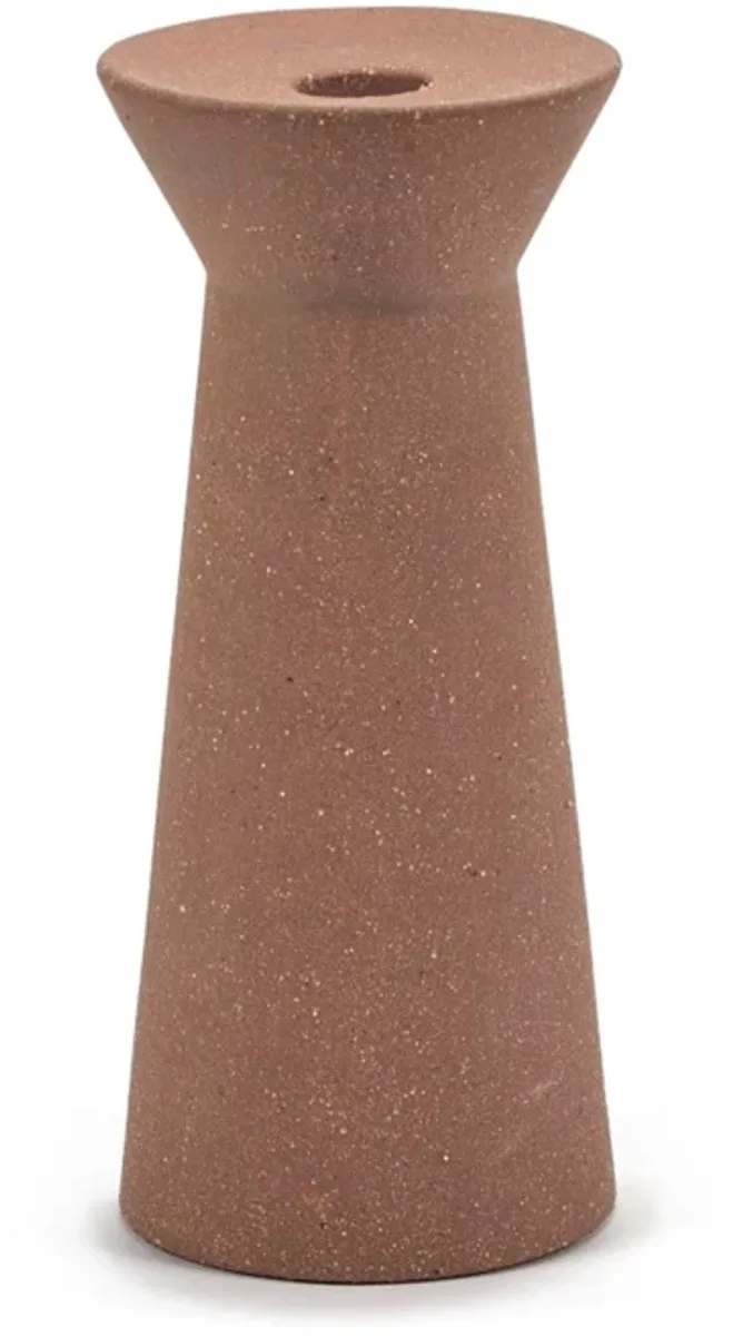 Marie Michielssen Marie-Ann kandelaar L D9.5cm H21.5cm red brown by Serax in Bruin – product photo