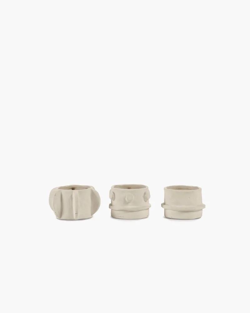 Marie Michielssen Molly theelichthouder H5cm D8cm assorti decor (set van 3 stuks) by Serax in Beige – product photo