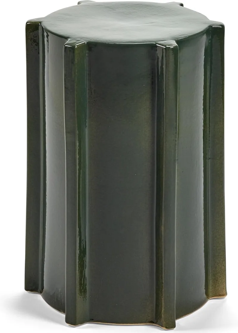 Marie Michielssen Pawn kruk bijzettafel D31.3cm h45.4cm donkergroen by Serax in Groen – product photo