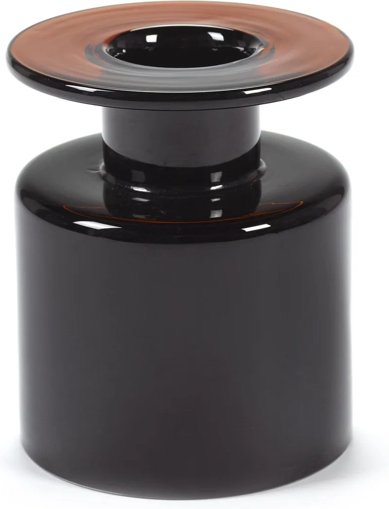 Marie Michielssen Wind & Fire - Vaas S - Zwart/Donkerbruin - 18 Ø by Serax in Zwart – product photo