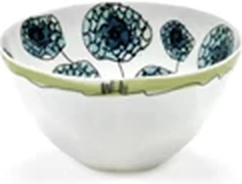 Marni Midnight Flowers Anemone Vaniglia bowl D12cm H6cm groen / blauw by Serax in Meerkleurig – product photo