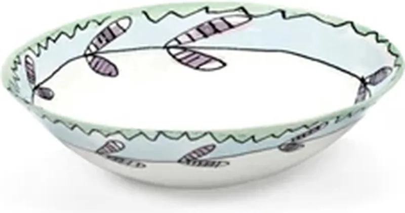 Marni Midnight Flowers Blossom Milk bowl D22cm H6.8cm roze / blauw by Serax in Meerkleurig – product photo