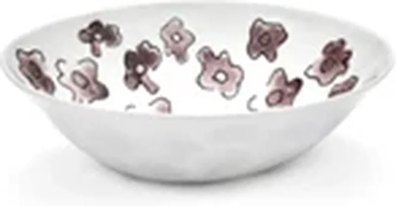 Marni Midnight Flowers Dark Viola bowl D14cm H4cm roze van Serax in Wit – productfoto