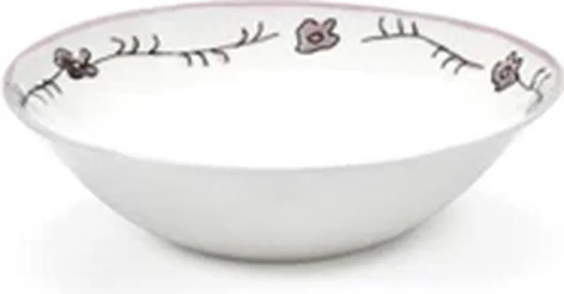 Marni Midnight Flowers Dark Viola bowl D18cm H5.5cm roze by Serax in Meerkleurig – product photo