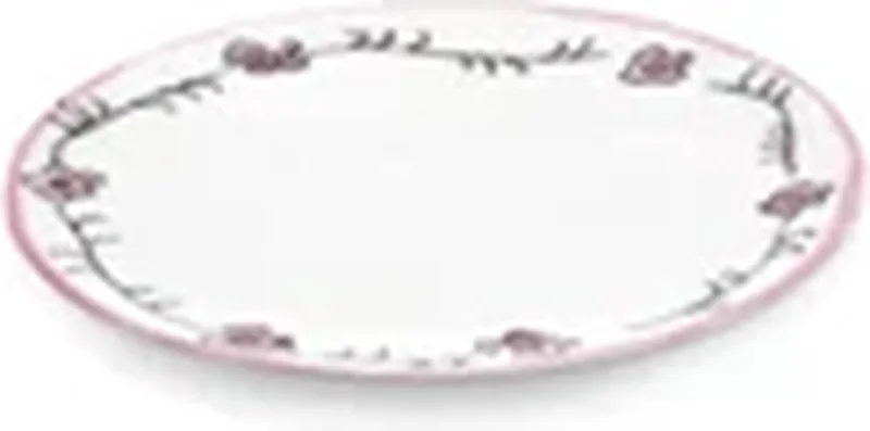 Marni Midnight Flowers Dark Viola plat bord D11.5cm roze by Serax in Meerkleurig – product photo