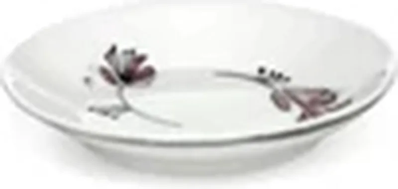 Marni Midnight Flowers Fiore Rosa schaal D10cm H1.7cm roze / zwart by Serax in Meerkleurig – product photo