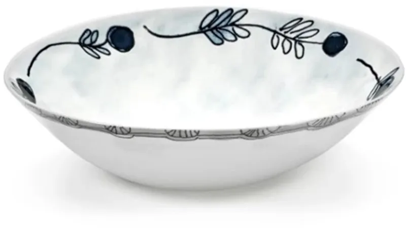 Marni Midnight Flowers Mirtillo Tea bowl D22cm H6.8cm van Serax in Blauw – productfoto