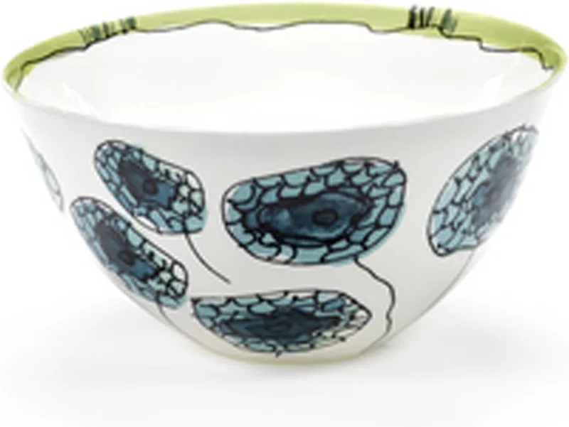 MARNI Midnightflowers - kom L Anemone vaniglia 18 cm - 2 stuks van Serax in Wit – productfoto