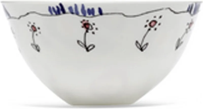 MARNI Midnightflowers - kom M Anemone milk 15 cm - 2 stuks van Serax in Wit – productfoto