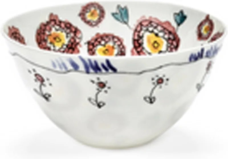 MARNI Midnightflowers - kom S Anemone milk 12 cm - 2 stuks van Serax in Wit – productfoto
