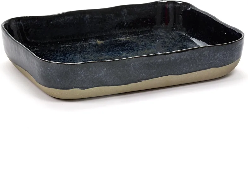 Merci La Nouvelle Table - Ovenschaal - Donkerblauw - 2 stuks by Serax in Blauw – product photo