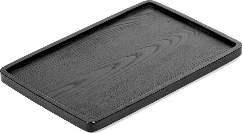 Onderzetter Tray M Hout Rechthoekig - 30 x 20 cm by Serax in Black – product photo