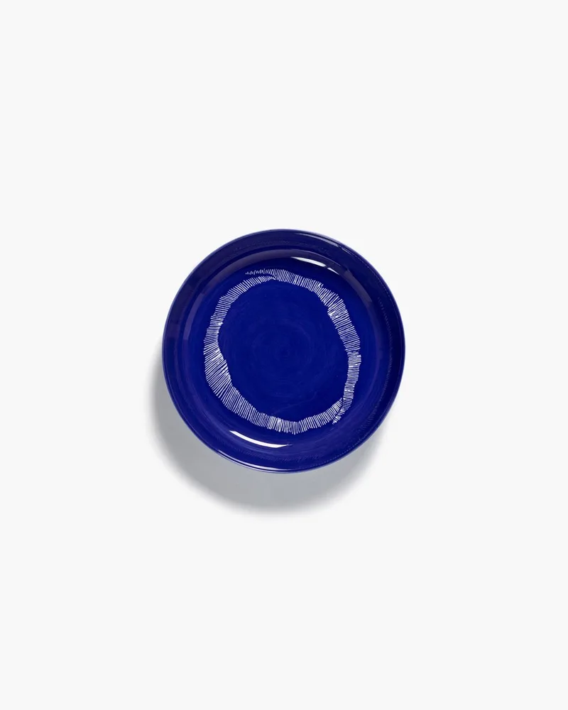 Ottolenghi Feast - Bord - Donkerblauw/Wit - 22 Ø - 2 stuks de Serax en Blauw – photo du produit
