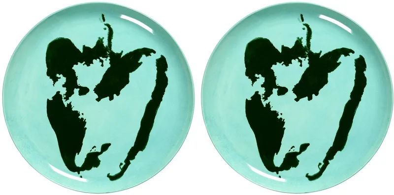 Ottolenghi Feast - Bord L - Azurblauw/Groen - 26 Ø - 2 stuks de Serax en Blauw – photo du produit