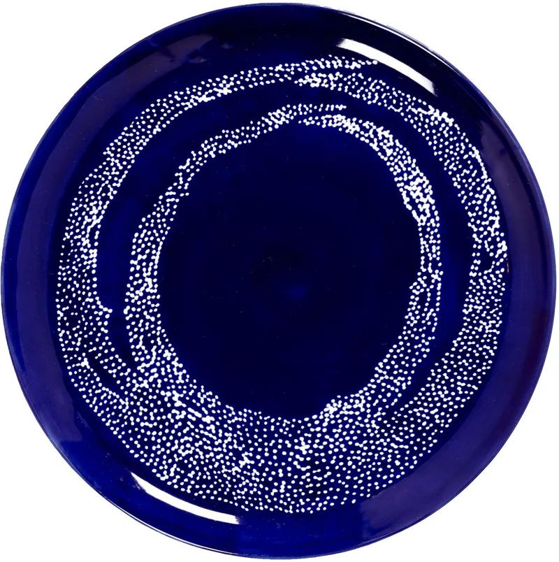 Ottolenghi Feast - Bord L - Donkerblauw/Wit - 26 Ø - 2 stuks by Serax in Blauw – product photo
