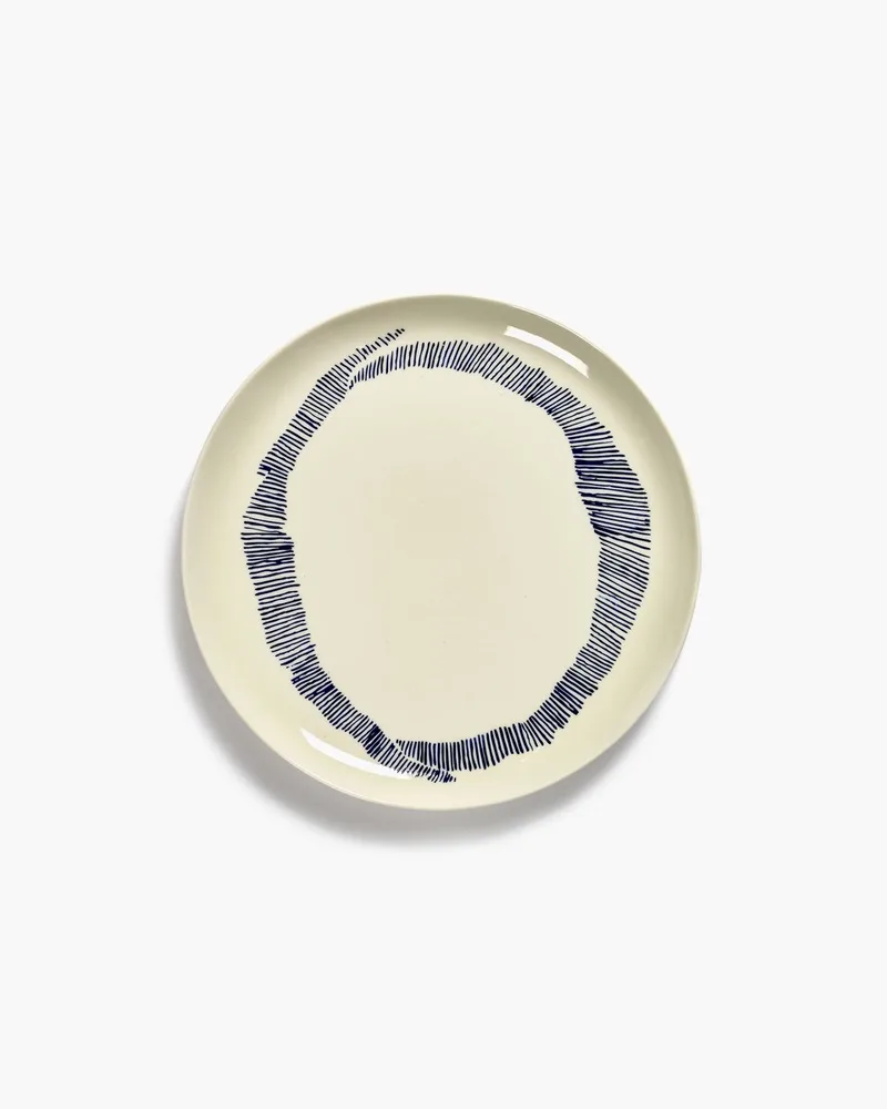 Ottolenghi Feast - Bord L - Wit/Blauw - 26 Ø - 2 stuks de Serax en Blauw – photo du produit