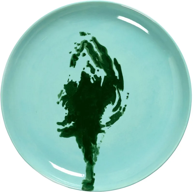 Ottolenghi Feast - Bord M - Azurblauw/Groen - 22 Ø - 2 stuks by Serax in Blauw – product photo