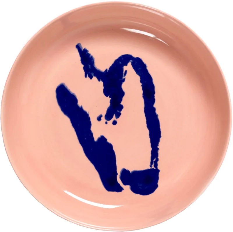 Ottolenghi Feast - Bord - Roze/Blauw - 22 Ø - 2 stuks de Serax en Roze – photo du produit