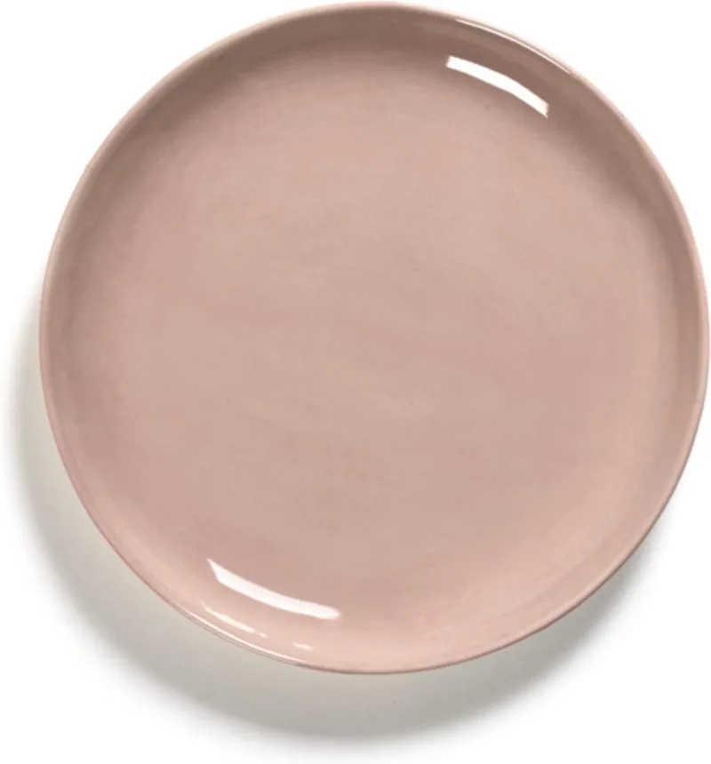 Ottolenghi Feast - Bord S - 19 Ø - 2 stuks von Serax in Roze – Produktfoto