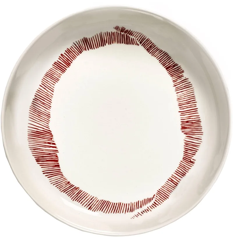 Ottolenghi Feast - Bord - Wit/Zwart - 22 Ø - 2 stuks de Serax en Wit – photo du produit