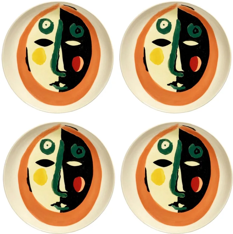 Ottolenghi Feast - Bord XS - 16 Ø - 4 stuks by Serax in Mix – product photo