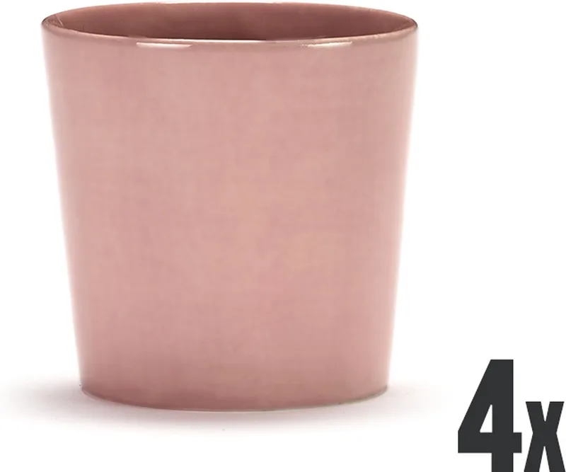 Ottolenghi Feast - Koffiekop - 7 Ø - 4 stuks von Serax in Roze – Produktfoto