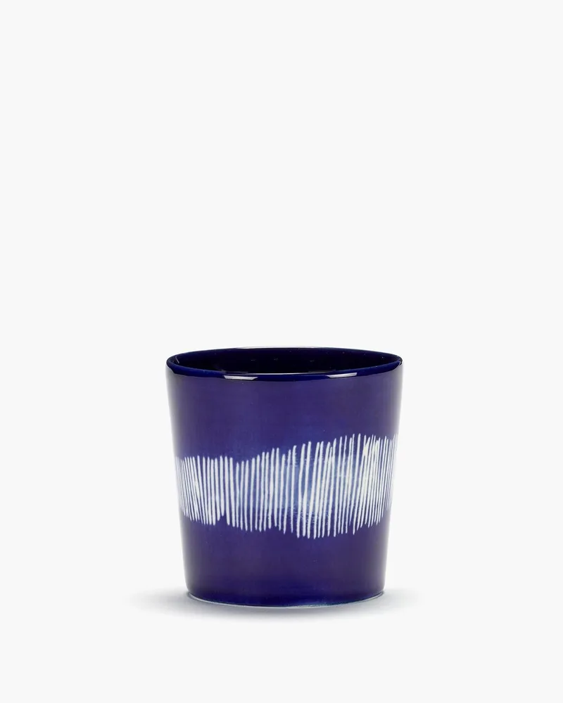 Ottolenghi Feast - Koffiekop - Donkerblauw/Wit - 7 Ø - 25cl - 4 stuks von Serax in Blauw – Produktfoto