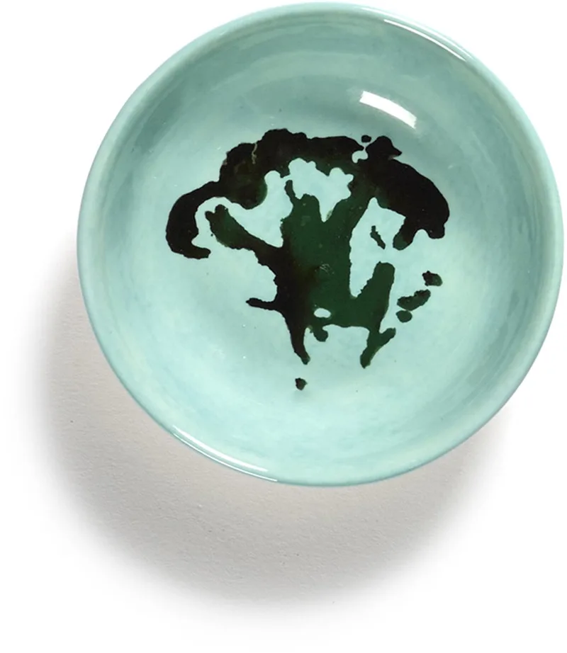 Ottolenghi Feast - Schaaltje XS - Azurblauw/Groen - 7 Ø - 8 stuks von Serax in Blauw – Produktfoto
